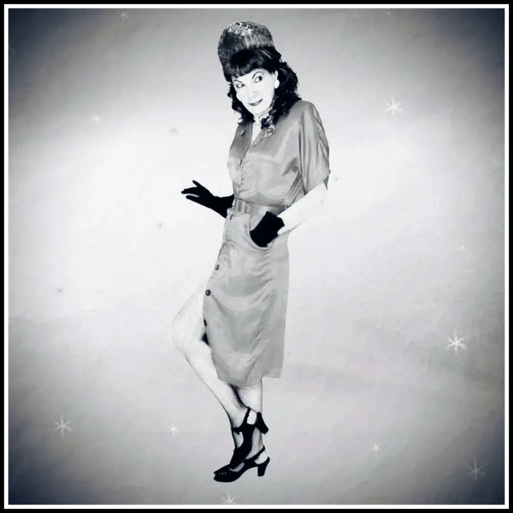 40s Style Red Satin Sheath Dress, Military Influence Retro Swing VFG &0s Vintage - Picture 5 of 14